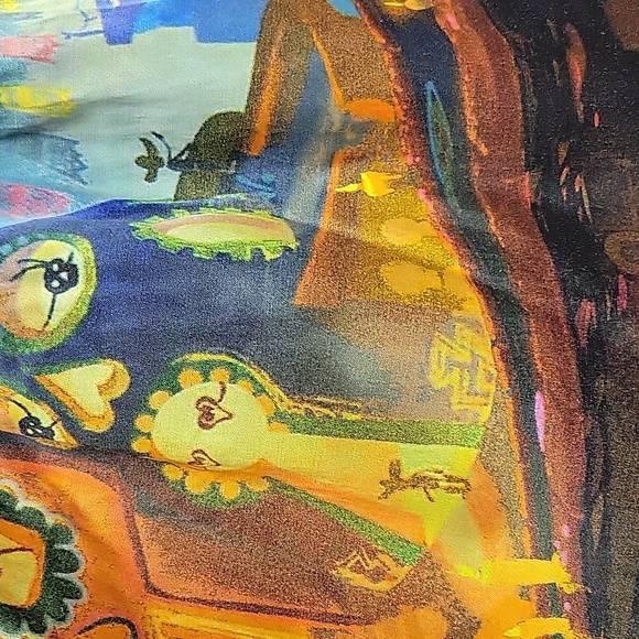 The Book Of Life Colorful Satin Skirt. Womens Medium, Crinoline Hot Topic - Picture 4 of 7